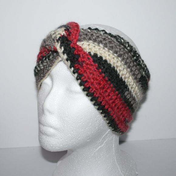Vintagejelyfish Accessories - NWOT Winter Crocheted Earwarmer Alpaca Wool